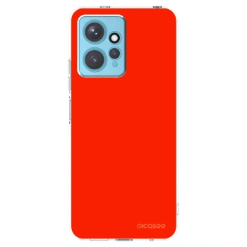 Picasee διαφανής θήκη σιλικόνης Xiaomi Redmi Note 12 4G - Maranello Red