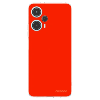 Picasee διαφανής θήκη σιλικόνης Xiaomi Poco F5 - Maranello Red