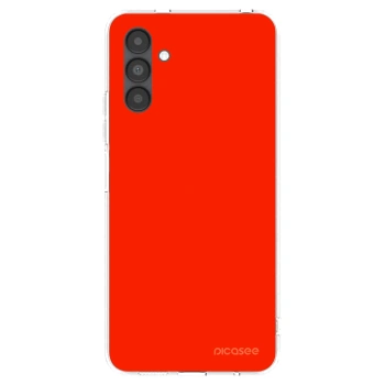 Picasee διαφανής θήκη σιλικόνης Samsung Galaxy A04s A047F - Maranello Red