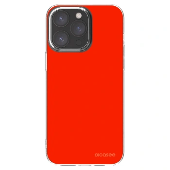 Picasee διαφανής θήκη σιλικόνης Apple iPhone 15 Pro Max - Maranello Red