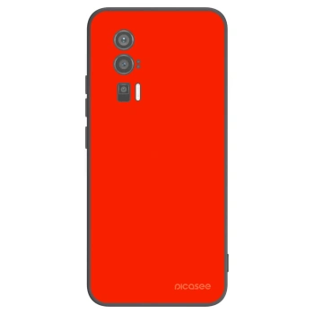 Picasee Μαύρη θήκη σιλικόνης για Xiaomi Poco F5 Pro 5G - Maranello Red