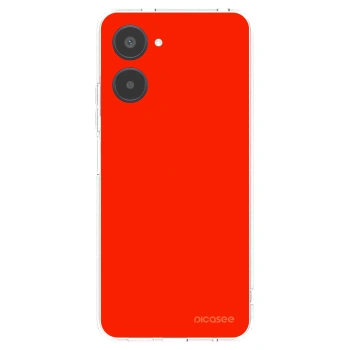 Picasee διαφανής θήκη σιλικόνης Realme 10 4G - Maranello Red