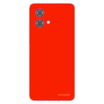 Picasee διαφανής θήκη σιλικόνης Motorola Moto G84 5G - Maranello Red