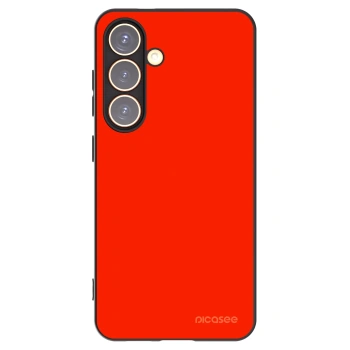 Picasee Μαύρη θήκη σιλικόνης για Samsung Galaxy S24 S921B 5G - Maranello Red