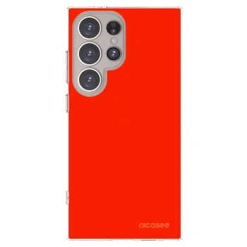Picasee διαφανής θήκη σιλικόνης Samsung Galaxy S24 Ultra S928B 5G - Maranello Red