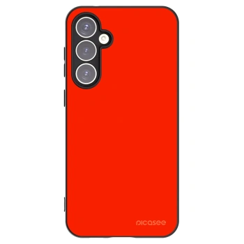 Picasee Μαύρη θήκη σιλικόνης για Samsung Galaxy S23 FE S711B - Maranello Red