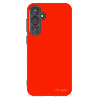 Picasee διαφανής θήκη σιλικόνης Samsung Galaxy S23 FE S711B - Maranello Red