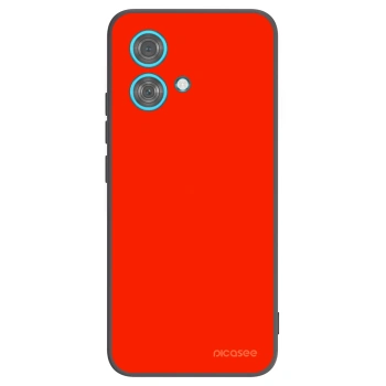 Picasee Μαύρη θήκη σιλικόνης για Motorola Edge 40 Neo - Maranello Red