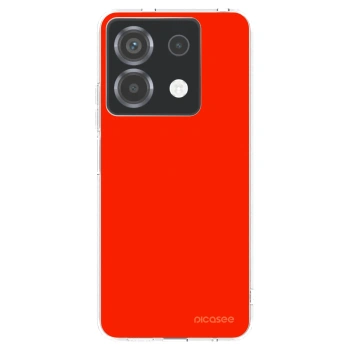 Picasee διαφανής θήκη σιλικόνης Xiaomi Poco X6 - Maranello Red