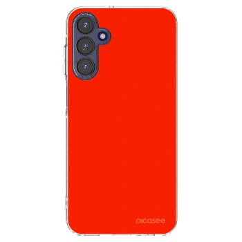 Picasee διαφανής θήκη σιλικόνης Samsung Galaxy A15 A155F 4G - Maranello Red