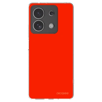 Picasee διαφανής θήκη σιλικόνης Xiaomi Redmi Note 13 4G - Maranello Red