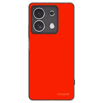 Picasee Μαύρη θήκη σιλικόνης για Xiaomi Redmi Note 13 4G - Maranello Red
