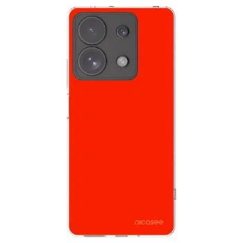 Picasee διαφανής θήκη σιλικόνης Xiaomi Redmi Note 13 Pro 4G - Maranello Red