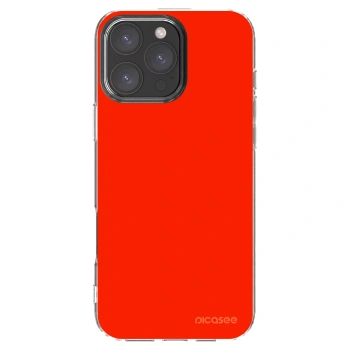 Picasee διαφανής θήκη σιλικόνης Apple iPhone 16 Pro Max - Maranello Red