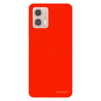 Picasee διαφανής θήκη σιλικόνης Motorola Moto G53 5G - Maranello Red