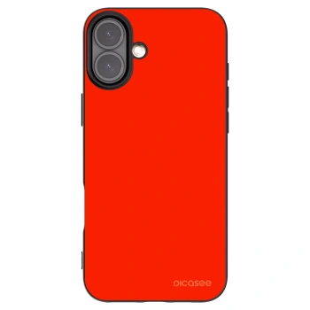 Picasee Μαύρη θήκη σιλικόνης για Apple iPhone 16 Plus - Maranello Red
