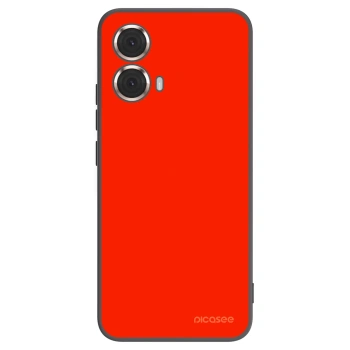Picasee Μαύρη θήκη σιλικόνης για Motorola Moto G85 - Maranello Red