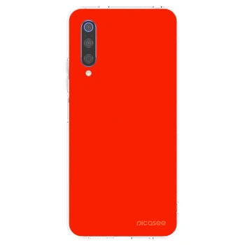 Picasee διαφανής θήκη σιλικόνης Xiaomi Mi 9 - Maranello Red