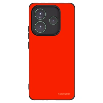 Picasee Μαύρη θήκη σιλικόνης για Xiaomi Redmi Note 14 5G - Maranello Red