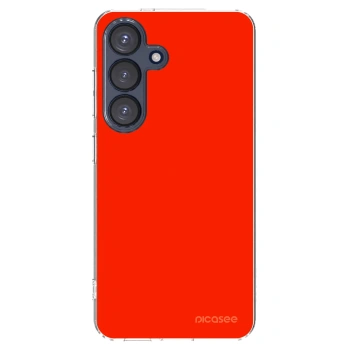 Picasee διαφανής θήκη σιλικόνης Samsung Galaxy S25 5G - Maranello Red