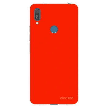 Picasee διαφανής θήκη σιλικόνης Huawei Y7 2019 - Maranello Red