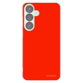 Picasee διαφανής θήκη σιλικόνης Samsung Galaxy S25+ 5G - Maranello Red