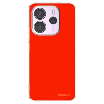 Picasee διαφανής θήκη σιλικόνης Xiaomi Redmi Note 14 4G - Maranello Red
