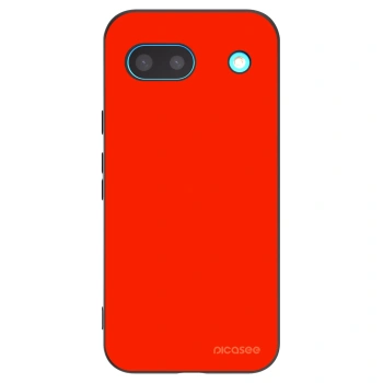 Picasee Μαύρη θήκη σιλικόνης για Google Pixel 8a - Maranello Red