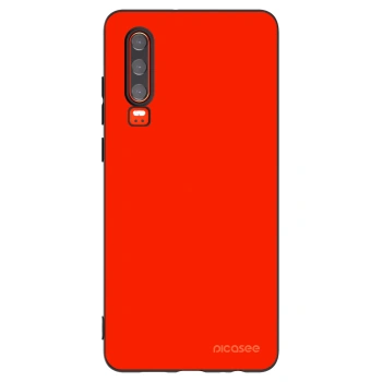 Picasee Μαύρη θήκη σιλικόνης για Huawei P30 - Maranello Red