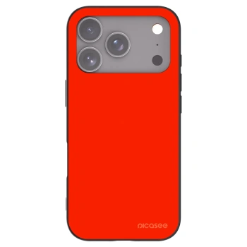 Picasee Μαύρη θήκη σιλικόνης για Apple iPhone 17 Pro - Maranello Red