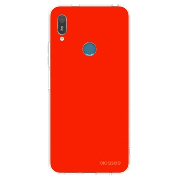 Picasee διαφανής θήκη σιλικόνης Huawei Y6 2019 - Maranello Red