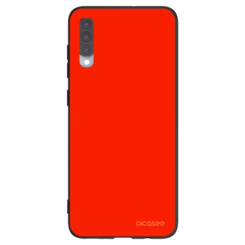 Picasee Μαύρη θήκη σιλικόνης για Samsung Galaxy A70 A705F - Maranello Red