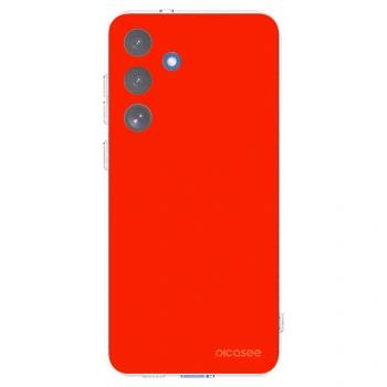 Picasee διαφανής θήκη σιλικόνης Samsung Galaxy S25 FE 5G - Maranello Red