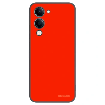 Picasee Μαύρη θήκη σιλικόνης για Vivo Y29s 5G - Maranello Red
