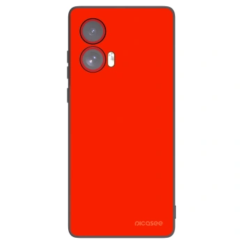 Picasee Μαύρη θήκη σιλικόνης για Motorola Edge 50 Fusion - Maranello Red