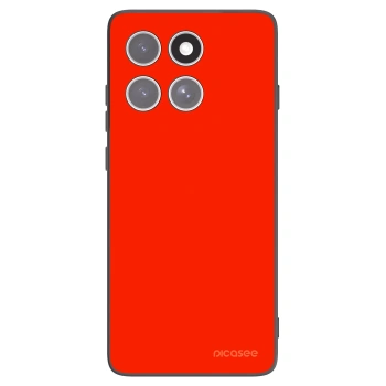 Picasee Μαύρη θήκη σιλικόνης για Motorola Edge 60 Fusion - Maranello Red