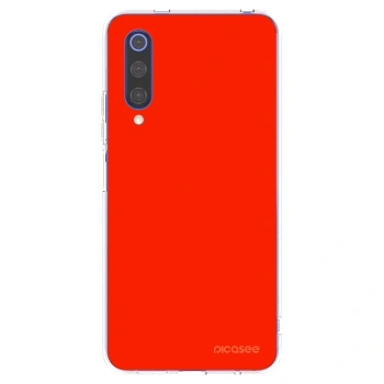 Picasee διαφανής θήκη σιλικόνης Xiaomi Mi 9 SE - Maranello Red