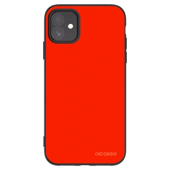 Picasee Μαύρη θήκη σιλικόνης για Apple iPhone 11 - Maranello Red