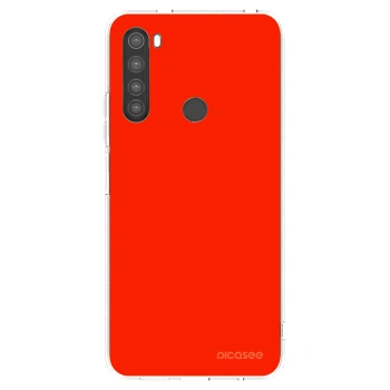 Picasee διαφανής θήκη σιλικόνης Xiaomi Redmi Note 8 - Maranello Red