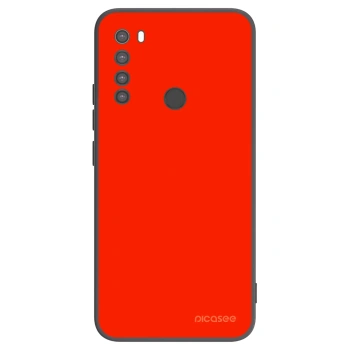 Picasee Μαύρη θήκη σιλικόνης για Xiaomi Redmi Note 8 - Maranello Red