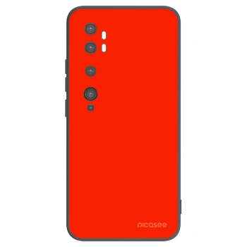 Picasee Μαύρη θήκη σιλικόνης για Xiaomi Mi Note 10 (Pro) - Maranello Red