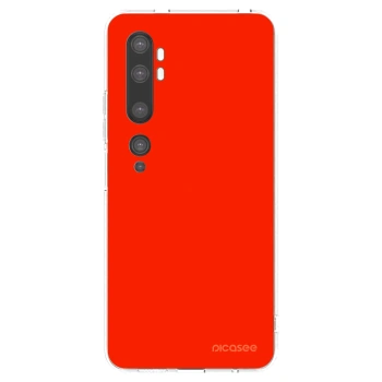 Picasee διαφανής θήκη σιλικόνης Xiaomi Mi Note 10 (Pro) - Maranello Red