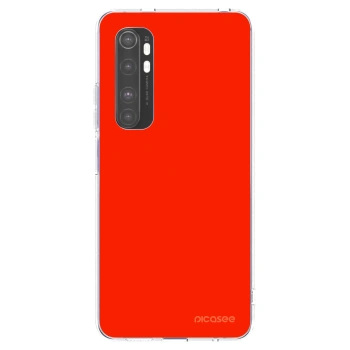 Picasee διαφανής θήκη σιλικόνης Xiaomi Mi Note 10 Lite - Maranello Red