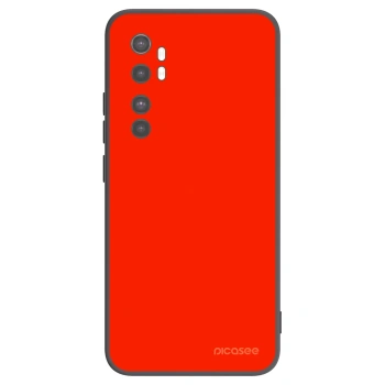 Picasee Μαύρη θήκη σιλικόνης για Xiaomi Mi Note 10 Lite - Maranello Red