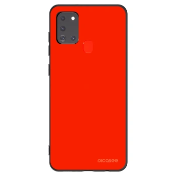 Picasee Μαύρη θήκη σιλικόνης για Samsung Galaxy A21s - Maranello Red