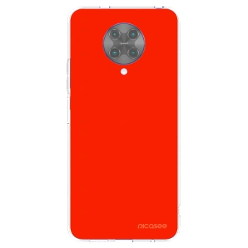 Picasee διαφανής θήκη σιλικόνης Xiaomi Poco F2 Pro - Maranello Red