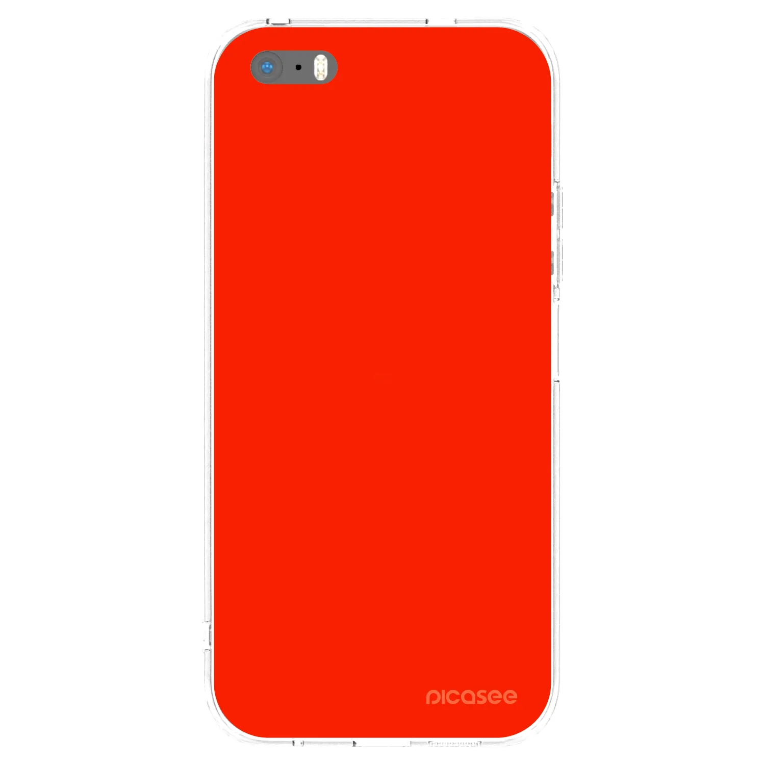 Picasee διαφανής θήκη σιλικόνης Apple iPhone 6 Plus/6S Plus - Maranello Red