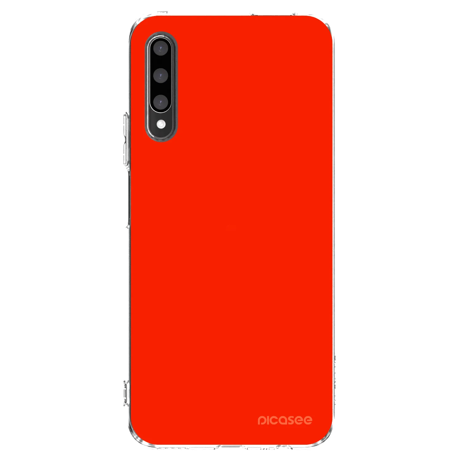 Picasee διαφανής θήκη σιλικόνης Honor 9X Pro - Maranello Red