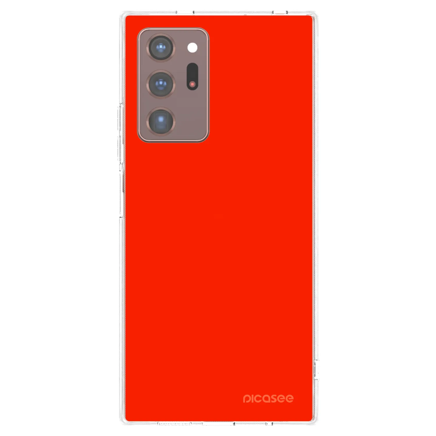 Picasee διαφανής θήκη σιλικόνης Samsung Galaxy Note 20 Ultra - Maranello Red