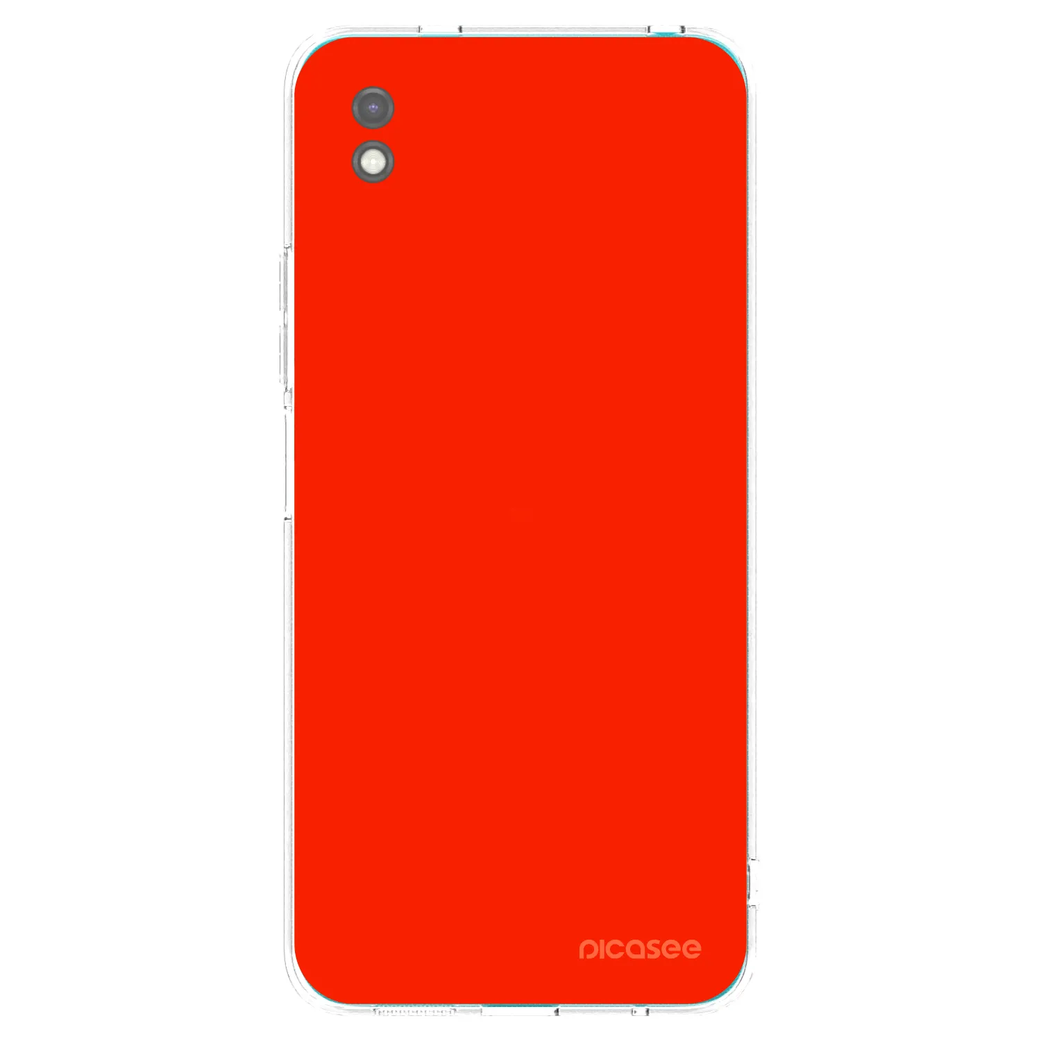 Picasee Μαύρη θήκη σιλικόνης για Xiaomi Redmi 9A - Maranello Red